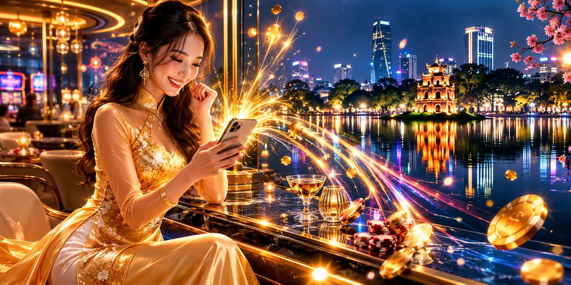 Người dùng Hà Nội thực hiện giao dịch nạp tiền qua điện thoại di động trên nền tảng vqmm